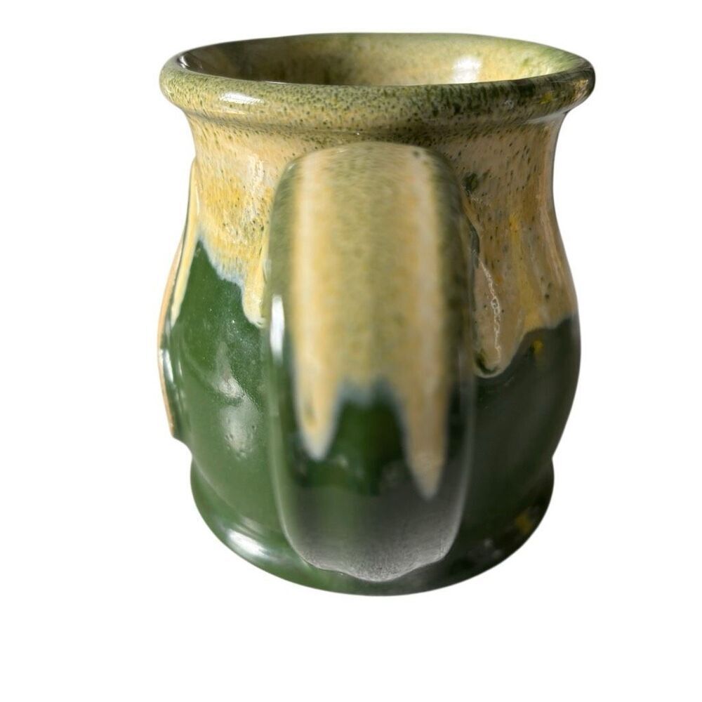 Deneen Pottery Mug Another Broken Egg Cafe Charleston SC Hand Thrown Green 2015 - Picture 3 of 8